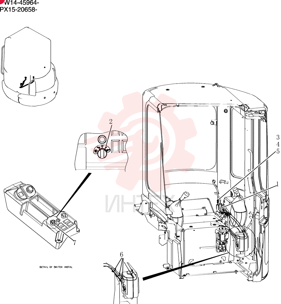 Harness Assy, Cab PW14E00002F1
