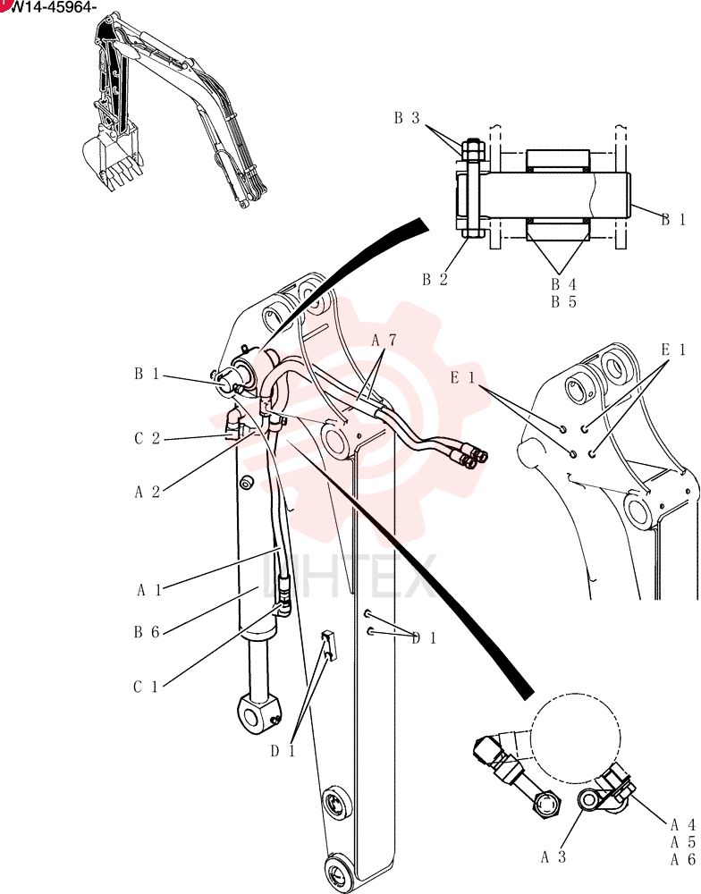 Hyd Lines, Arm PW43H00029F1