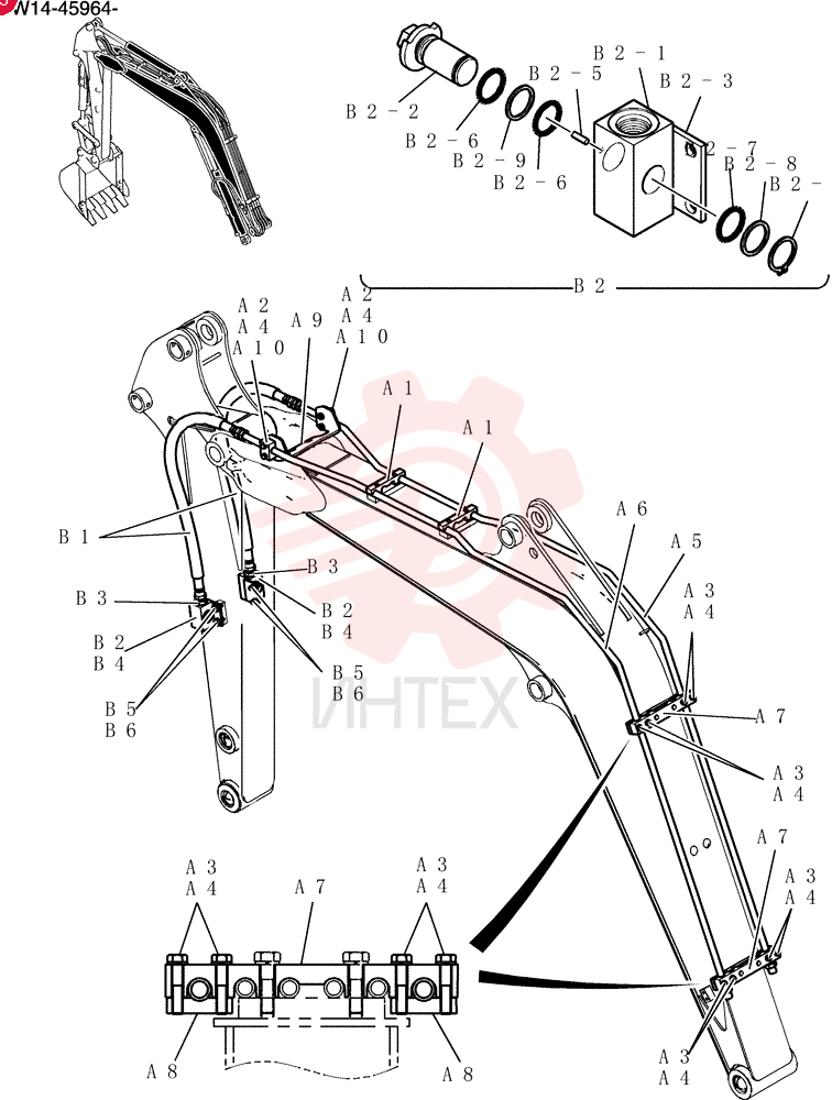 Hyd Lines, Boom PW42H00048F1
