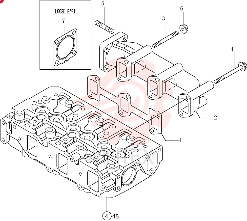MANIFOLD GASKET VV12915013110