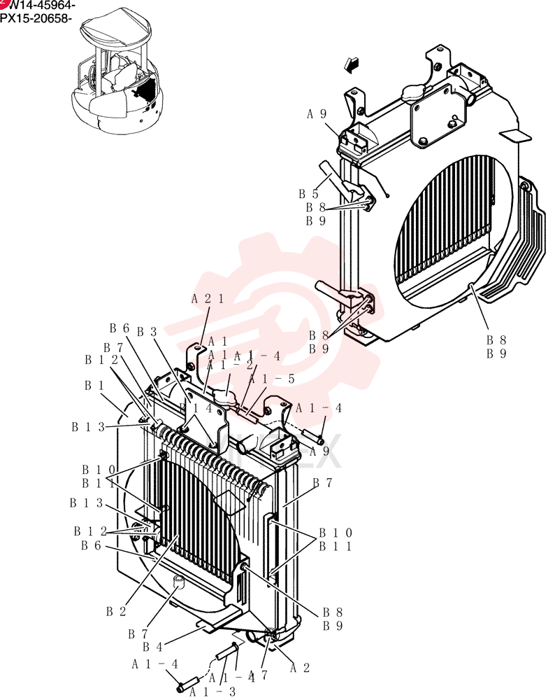 Radiator Assy PW05P00040F1 (2)