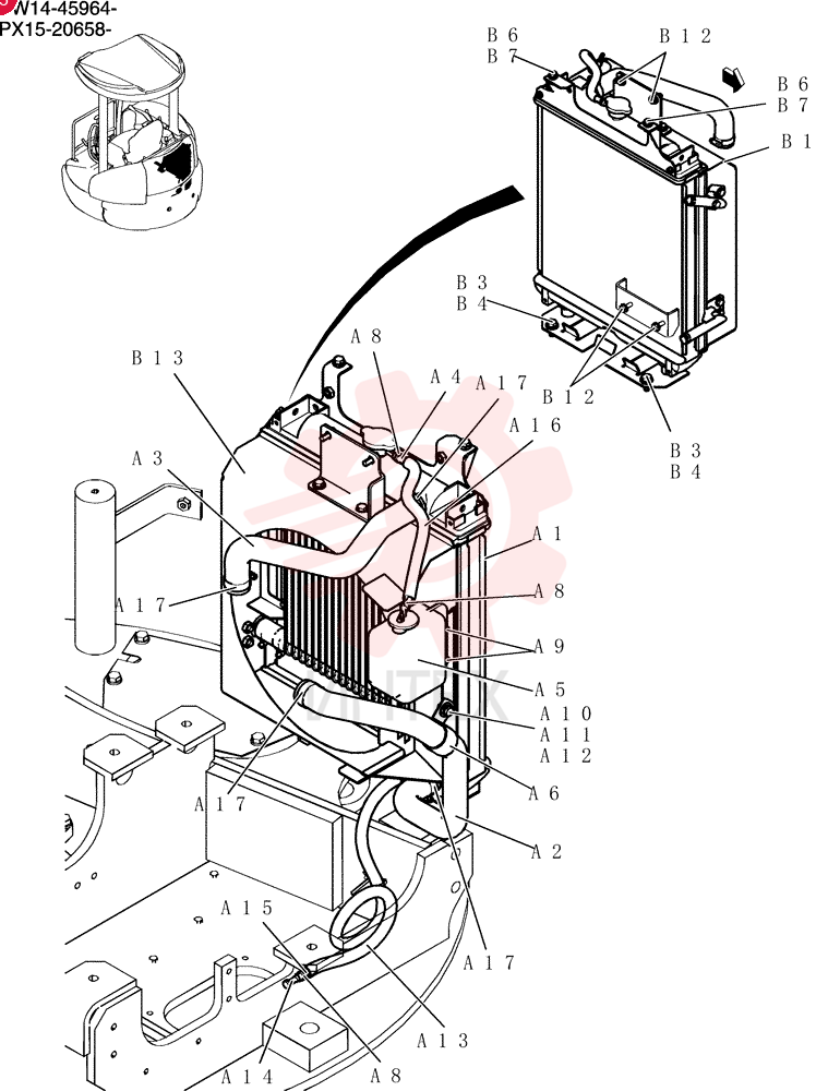 Radiator Group PW05P00042F1 (2)