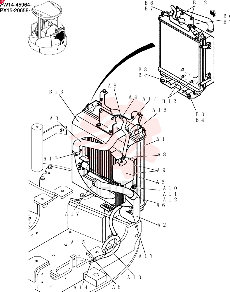 Radiator Group PW05P00042F1 (1)