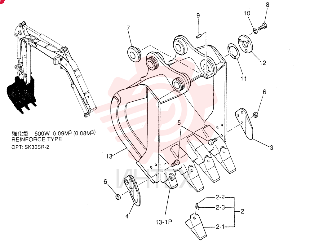 BUCKET ASSY PW61B00052F2