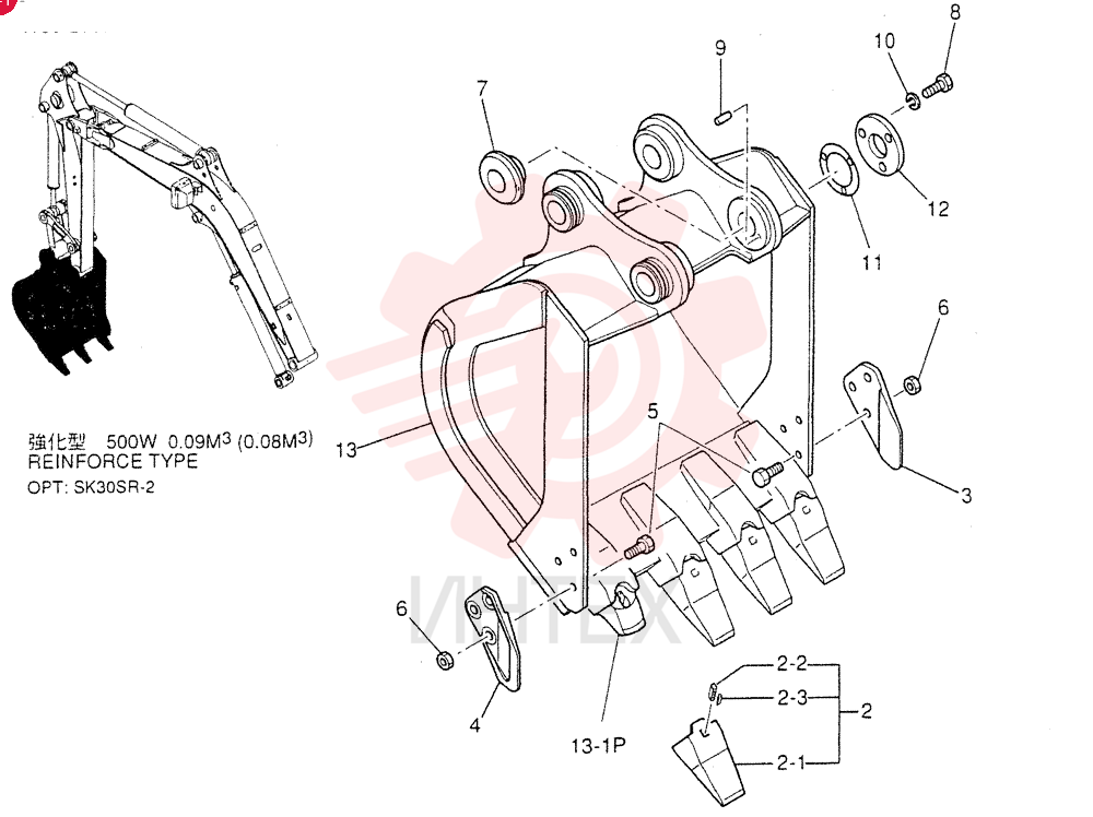 BUCKET ASSY PW61B00040F2
