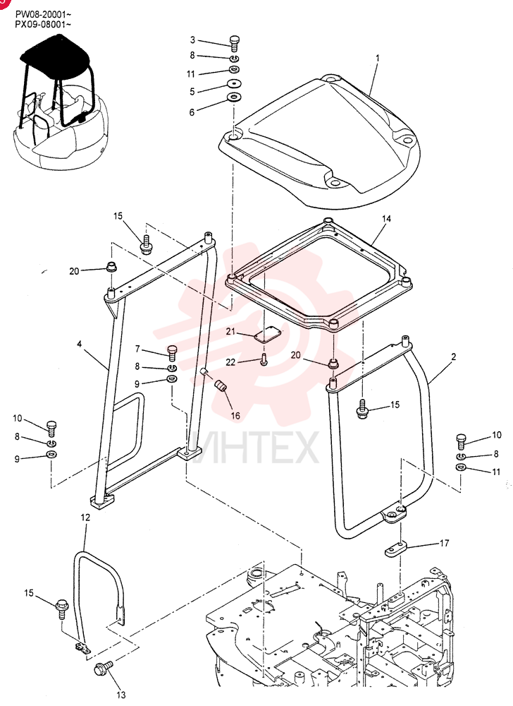 CANOPY ASSY PW06C00003F1