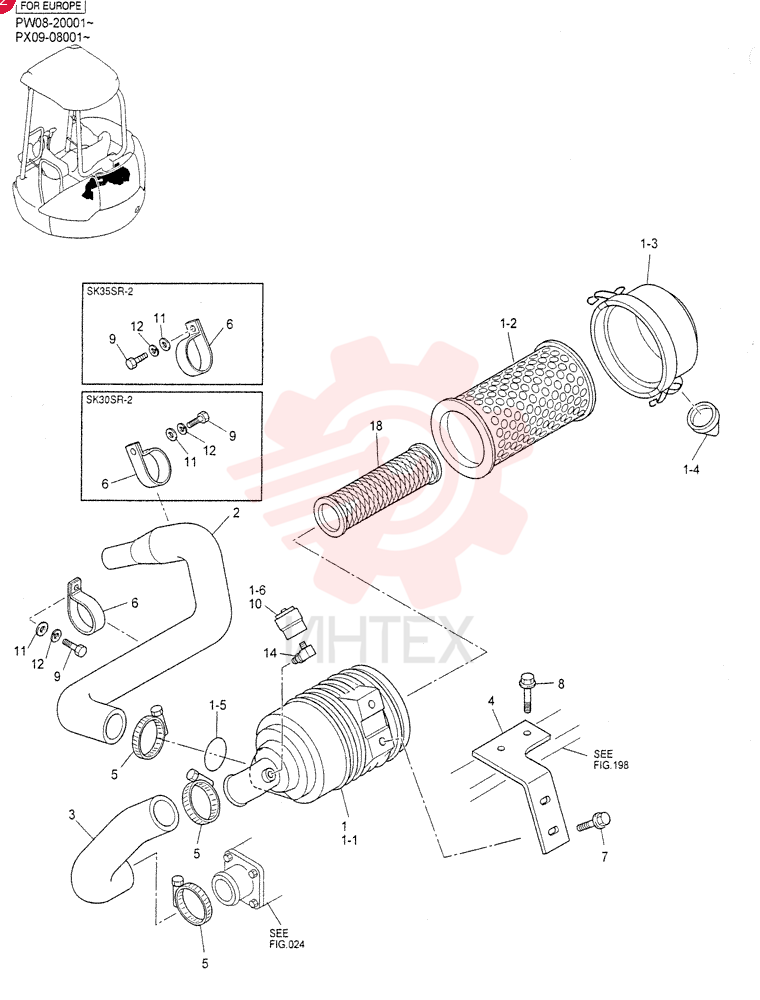 CLEANER ASSY. AIR PW11P00003F1