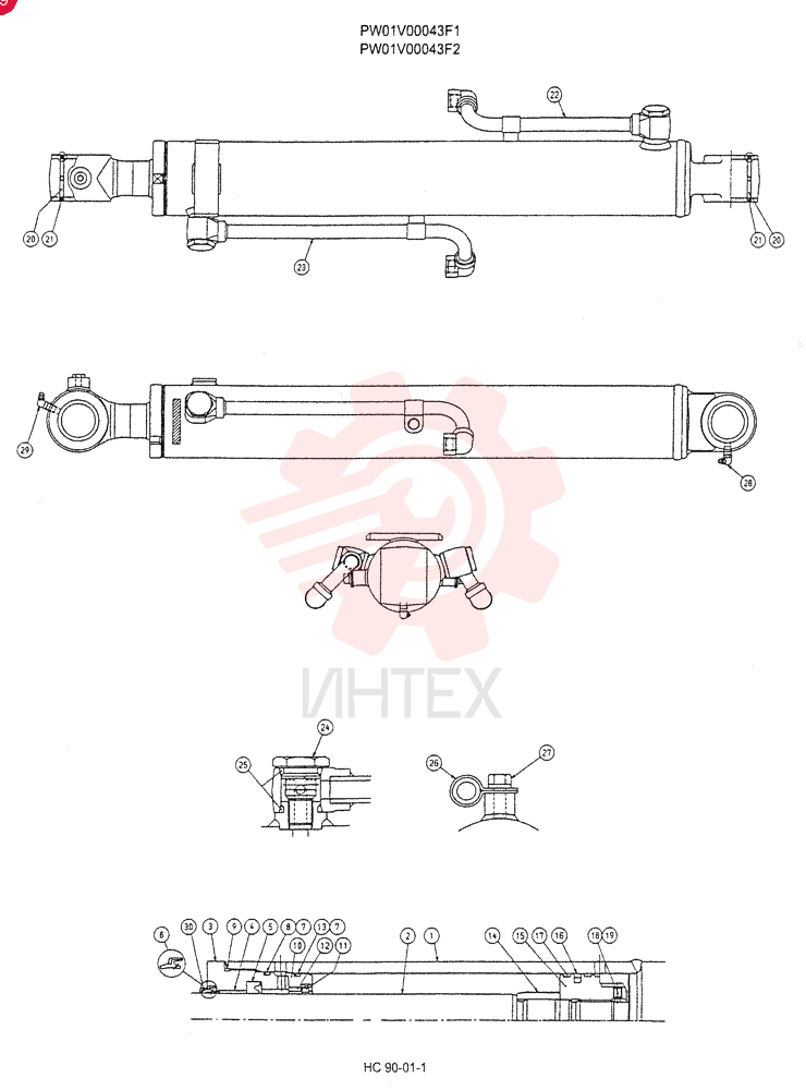 CYLINDER ASSY. PW01V00043F1