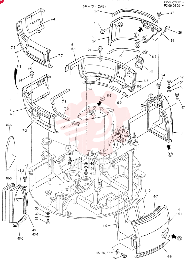 GUARD INSTAL (For CAB) PW21C00006F2 (3)