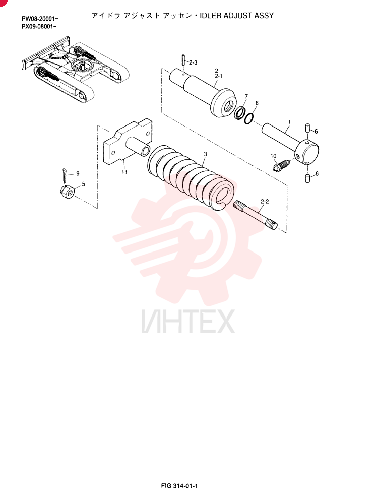 IDLER PW54D00007F1