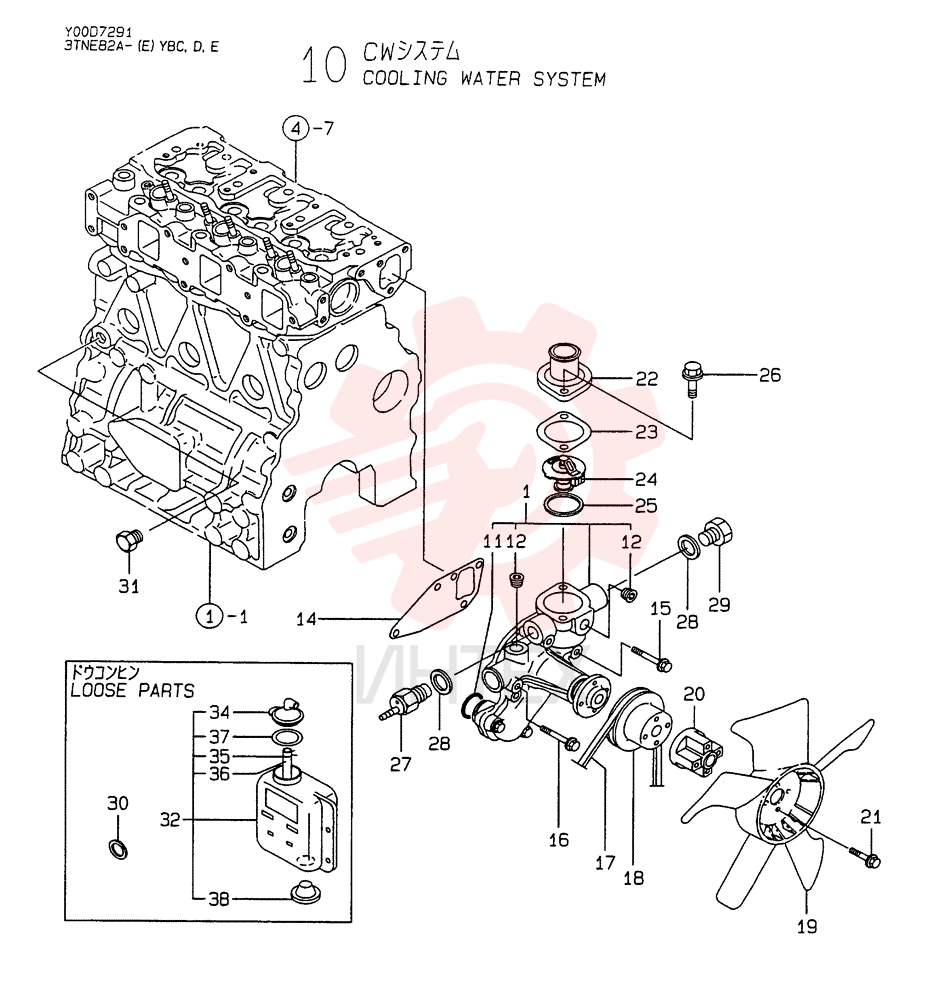 WATER PUMP VV11981042001