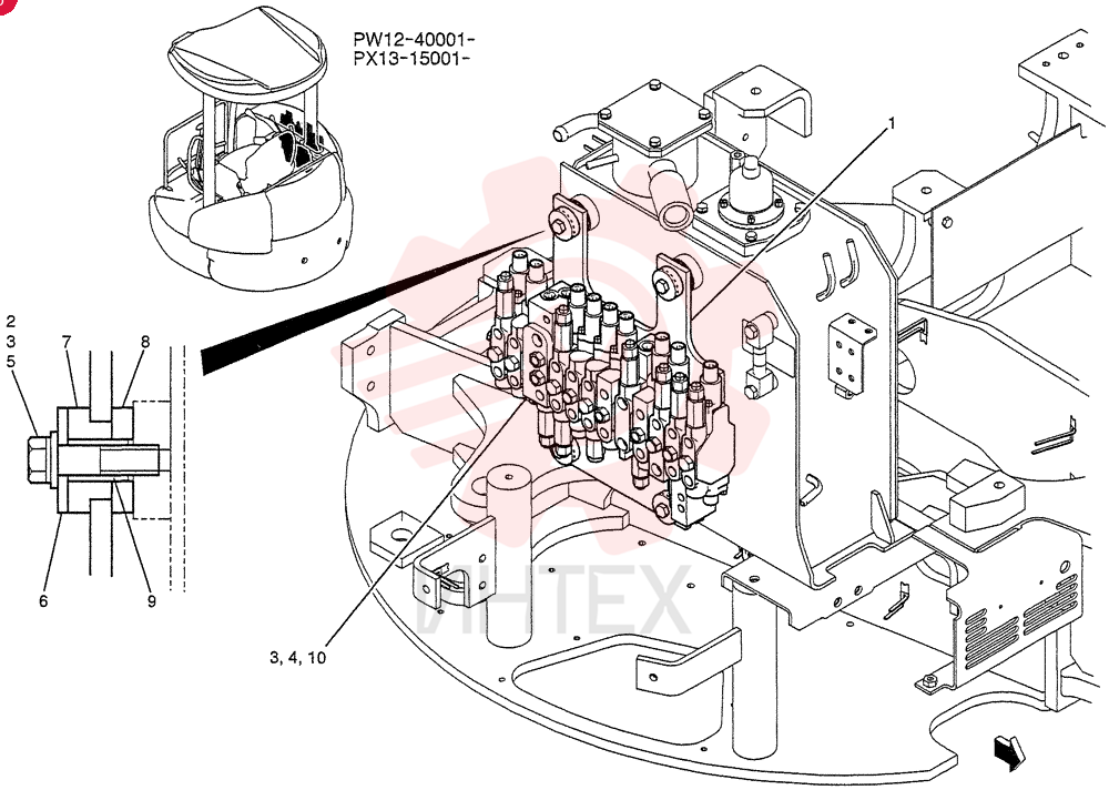 BRACKET PW64H01092P1