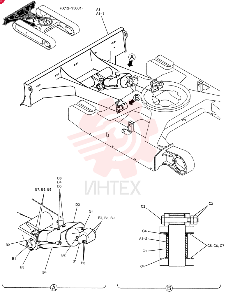 DOZER BLADE PX51B00079F1