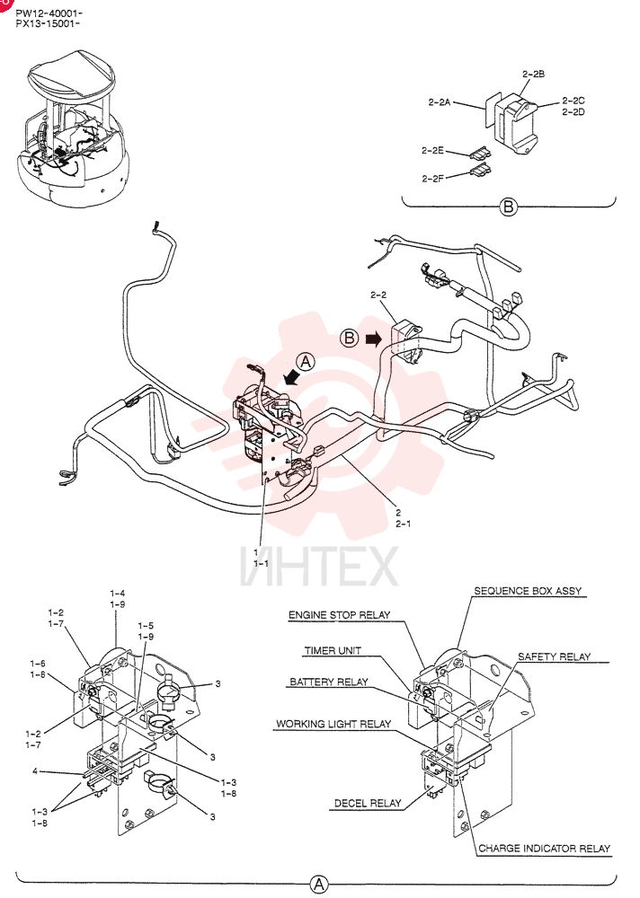 Схема (35SR-3 PV11) - COMPACT CRAWLER EXCAVATOR BTW PV11-30001 - PV11-30393 (6/04-12/04) PM24E00045F1