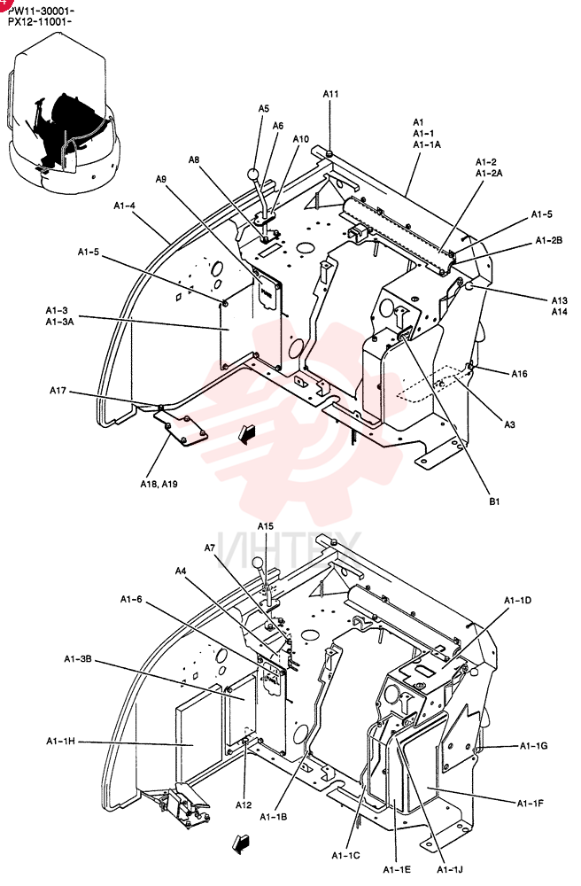 CONTROLS, OPERATORS PW03M00080F1
