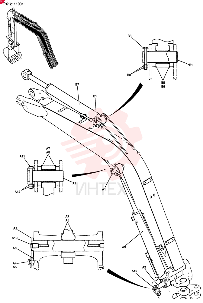 CYLINDER  INSTAL PX02B00085F1
