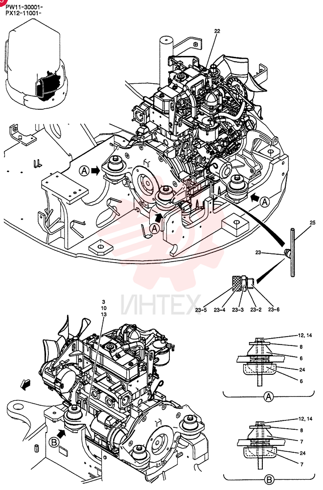 ENGINE INSTAL PW02P00012F1