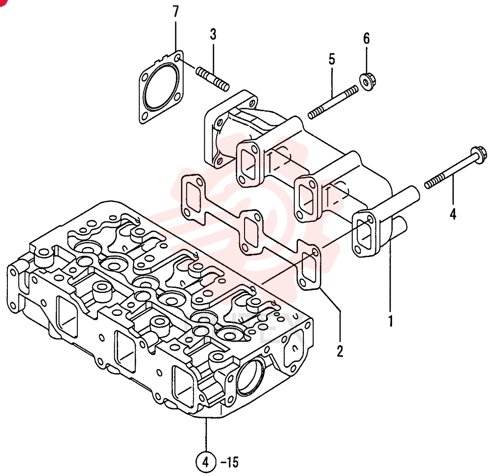EXHAUST MANIFOLD VV12900413129
