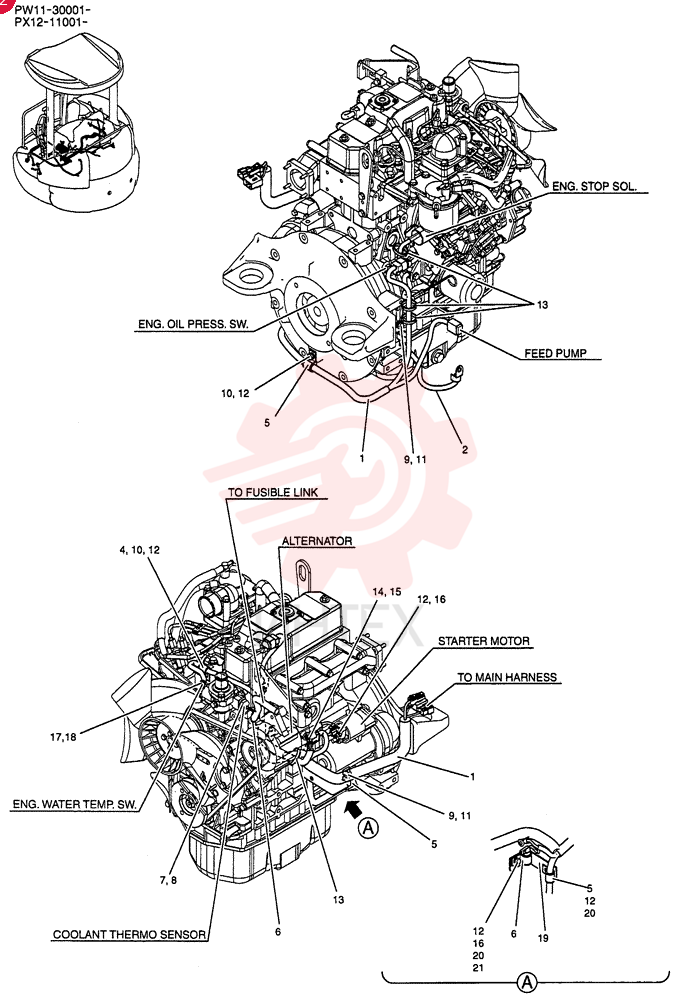 HARNESS ASSY, ENGINE PW16E00005F1
