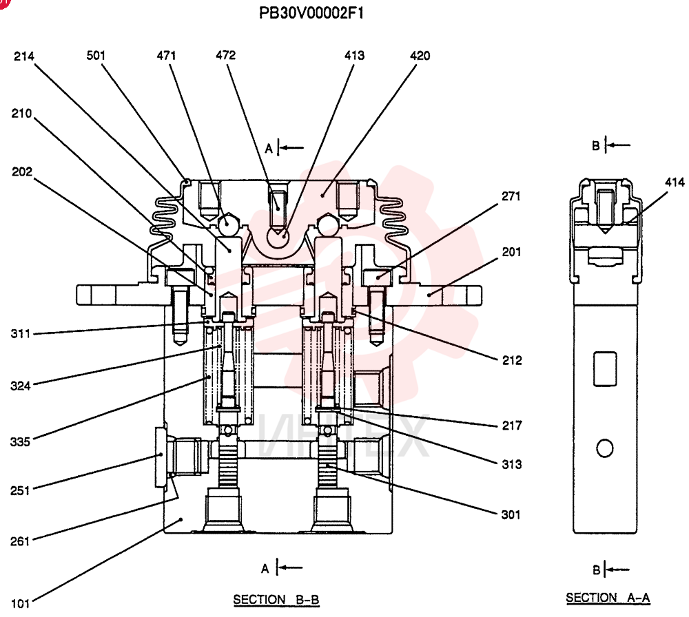 PILOT VALVE PB30V00002F1