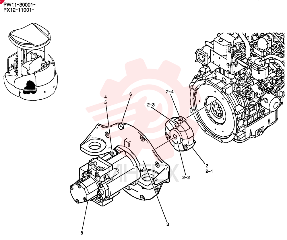 POWER TAKE-OFF ASSY PW30P00007F1