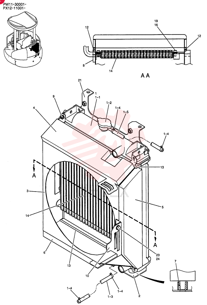 RADIATOR ASSY PW05P00031F1