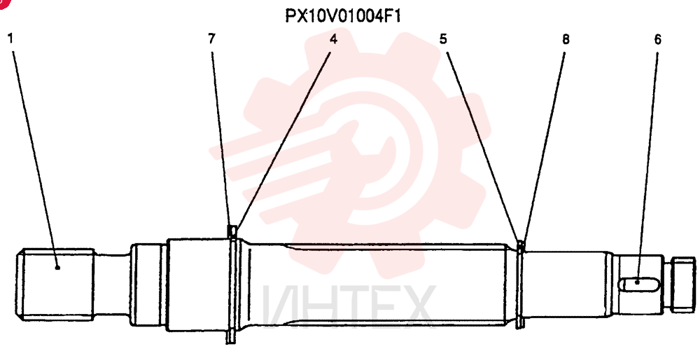 SHAFT ASSY. PX10V01004F1