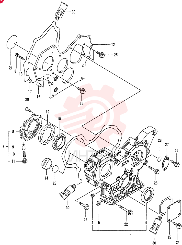 TRANSMISSION HOUSING VV72924001500