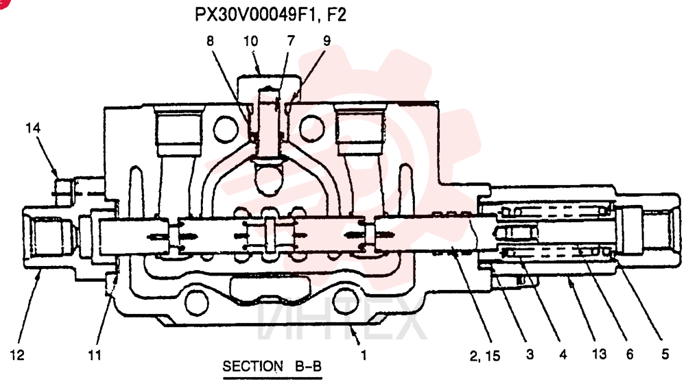 VALVE SECTION PX30V00049F1