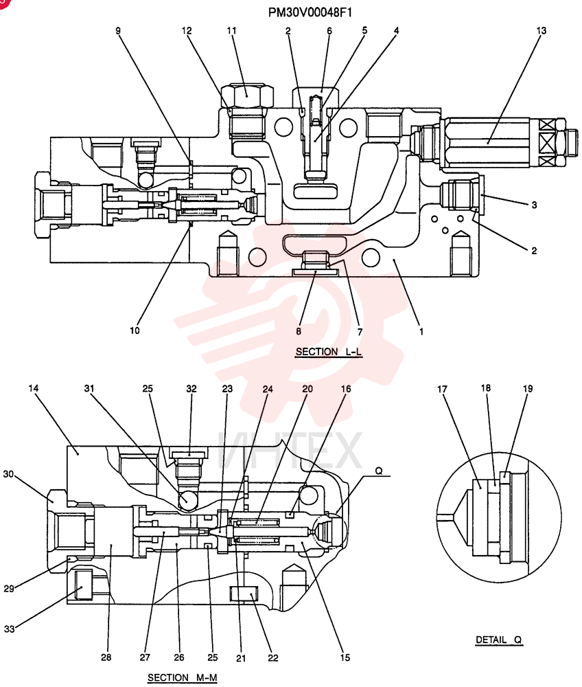 VALVE SECTION PM30V00048F1