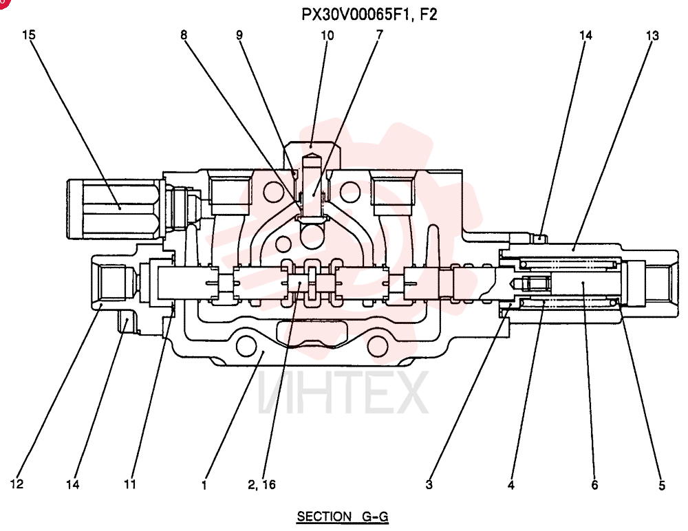 VALVE SECTION PX30V00065F1