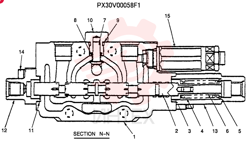 VALVE SECTION PX30V00058F1