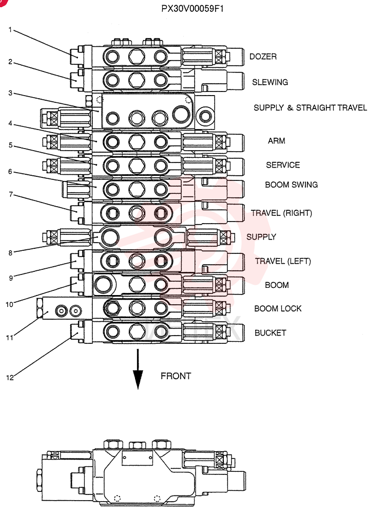 VALVE SECTION PX30V00048F1