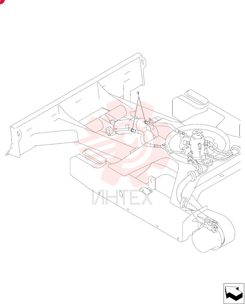Cylinder (Dozer) PW13H00001F1