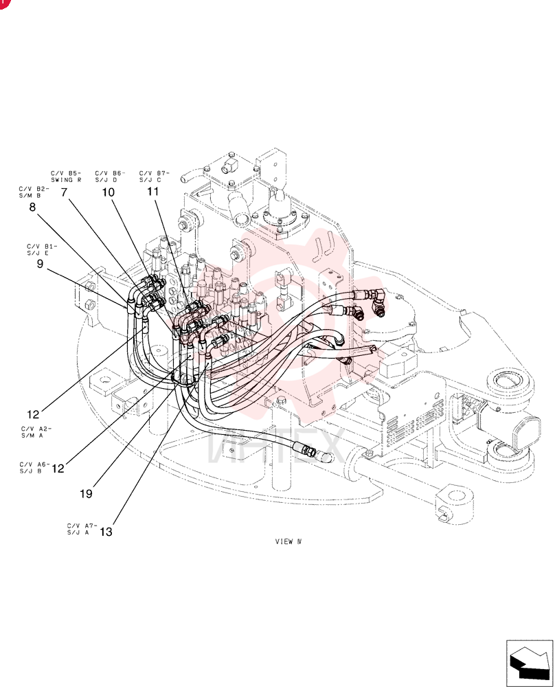 HOSE,9.5mm ID x 740mm L PW03H01101D6 (1)