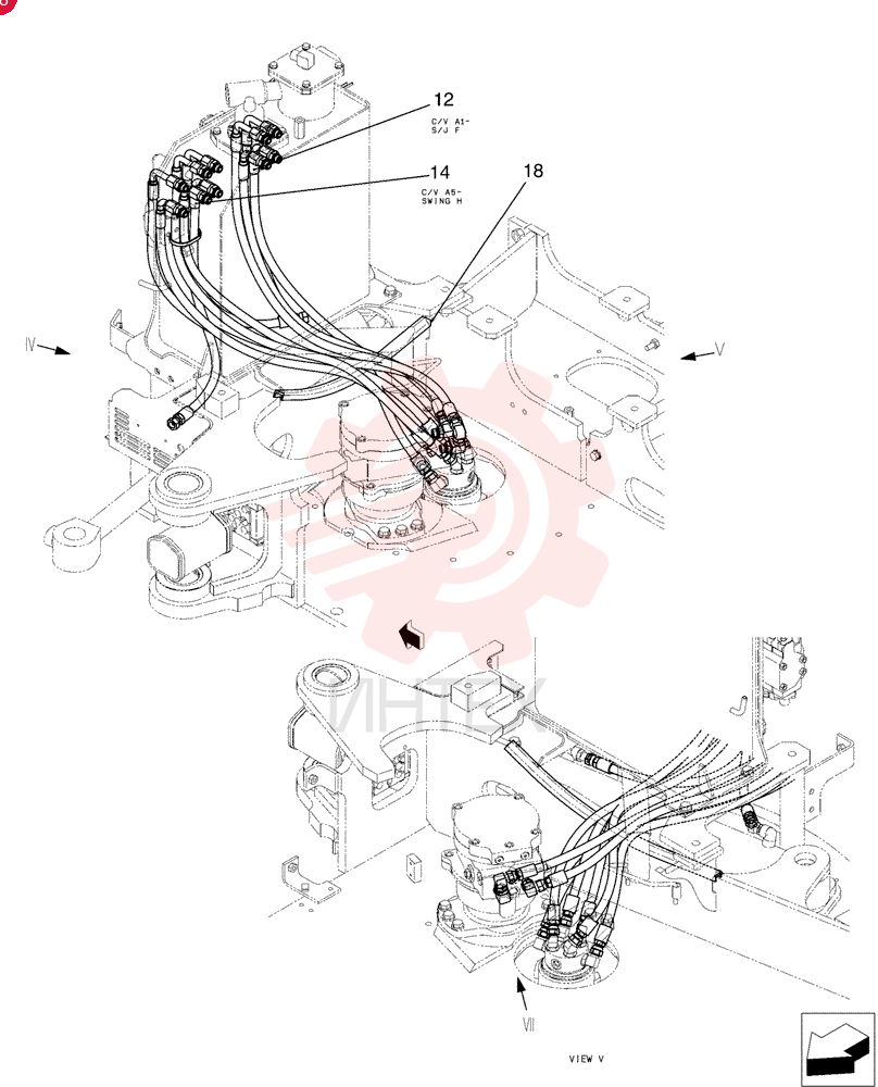 HOSE,9.5mm ID x 940mm L