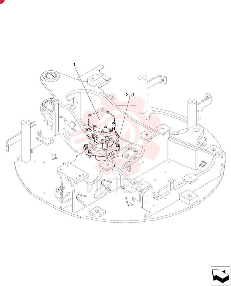 HYDRAULIC MOTOR PX15V00024F1