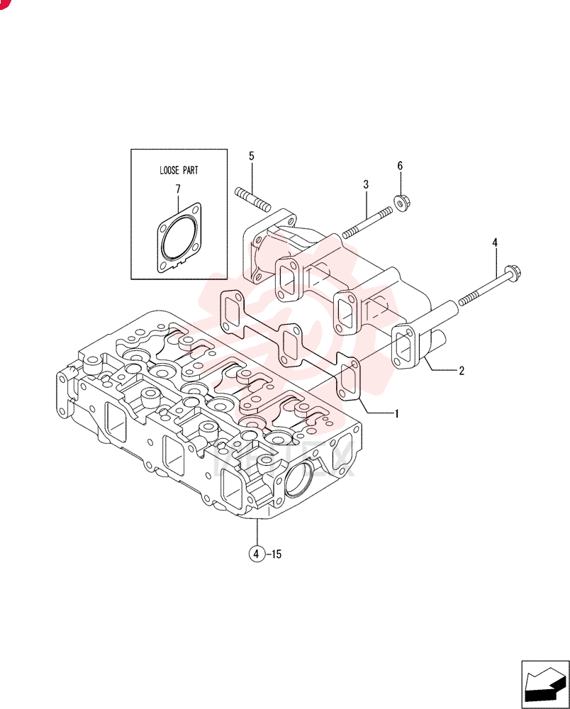 MANIFOLD GASKET VV12915013110