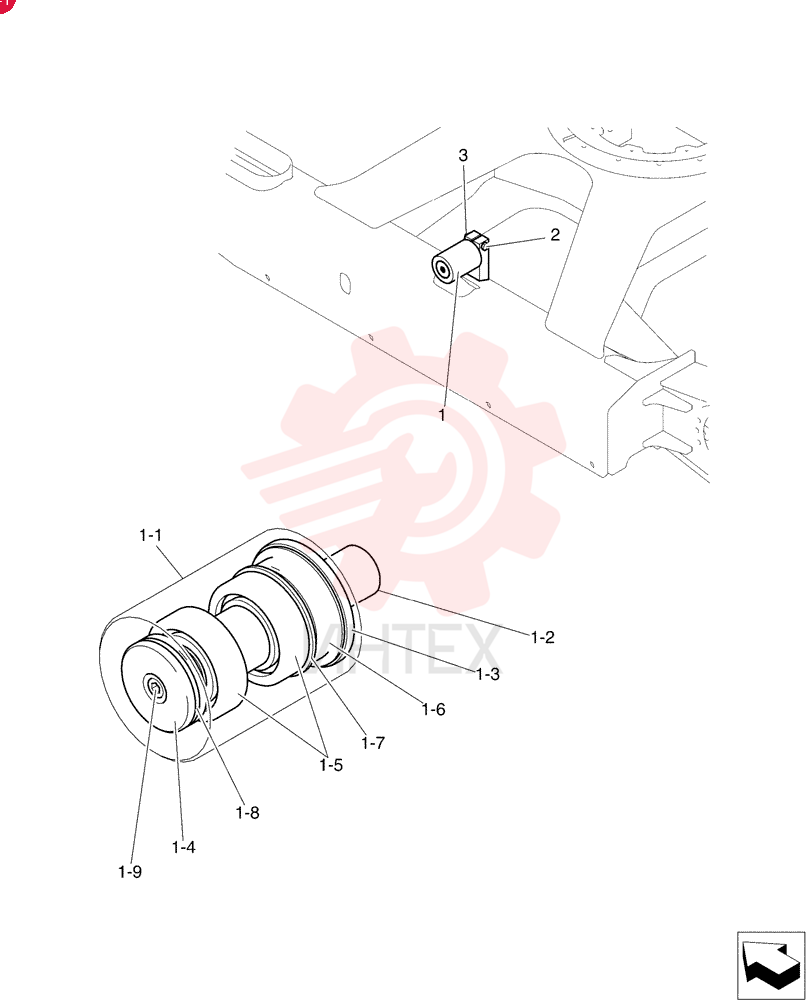 ROLLER PW64D00008F1