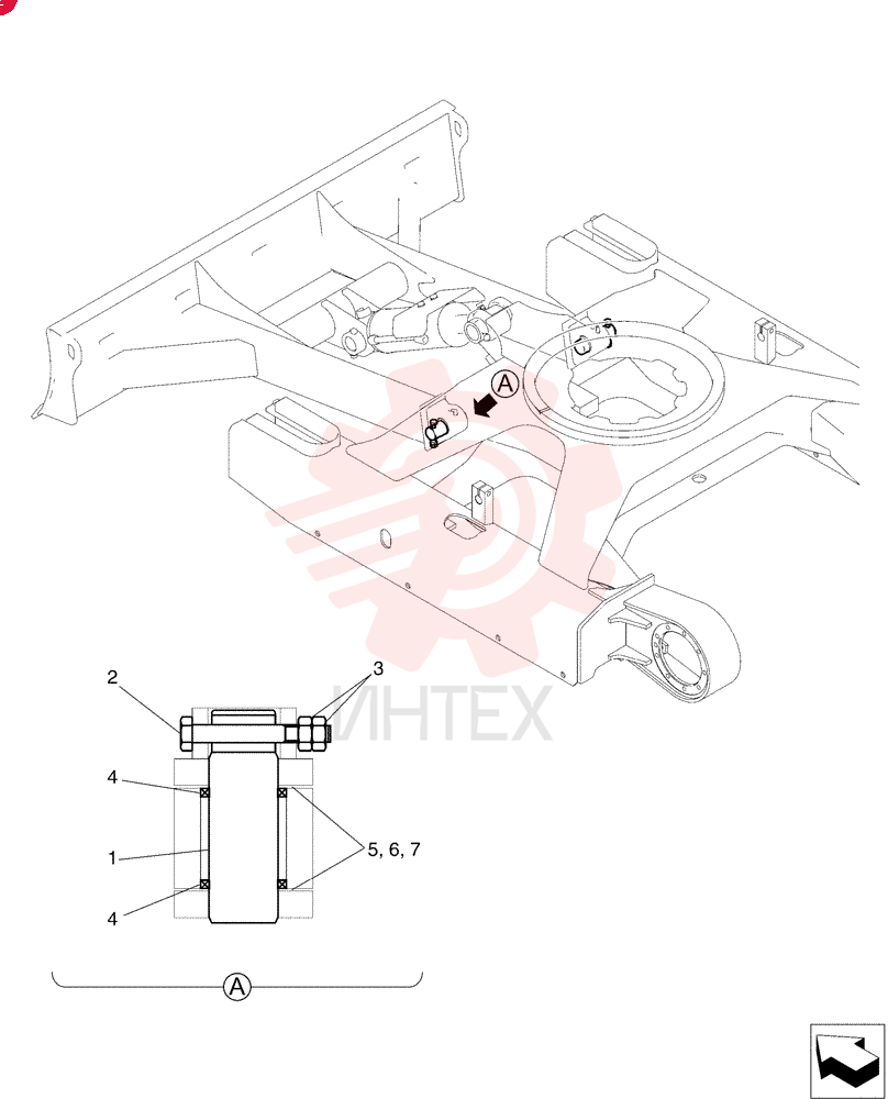Схема (35SR-5) - COMPACT CRAWLER EXCAVATOR - ASN PX15-21105 (NA) (1/08-12/13) PW51B00028F1