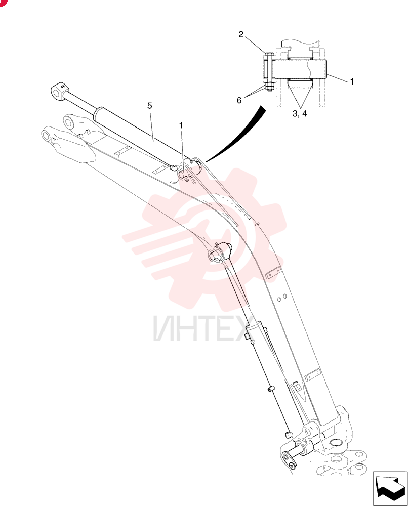 Схема (35SR-5) - COMPACT CRAWLER EXCAVATOR - ASN PX15-21105 (NA) (1/08-12/13) PX02B00141F1