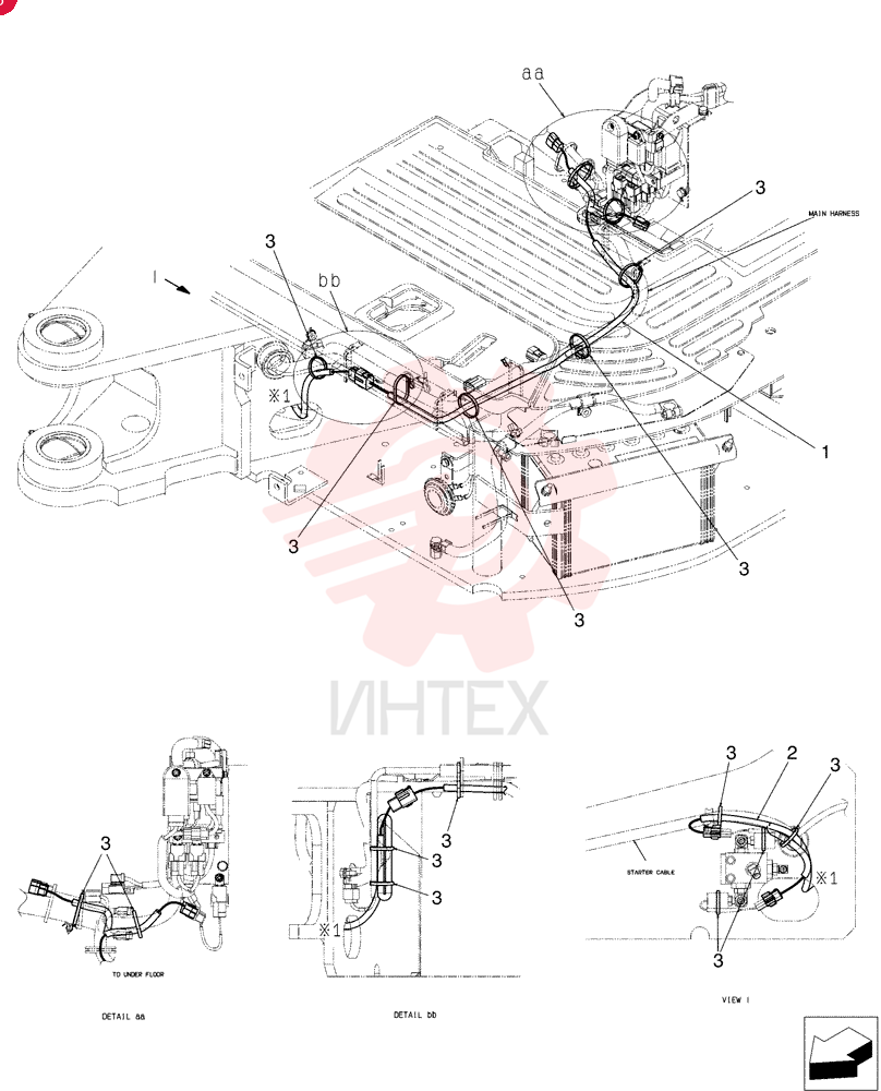 Схема (35SR-5) - COMPACT CRAWLER EXCAVATOR - ASN PX15-21105 (NA) (1/08-12/13) PW11E00031F1