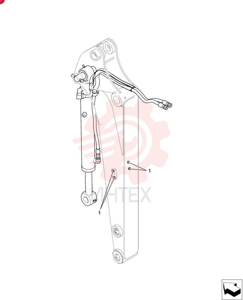 Схема (35SR-5) - COMPACT CRAWLER EXCAVATOR - ASN PX15-21105 (NA) (1/08-12/13) PX43H01021F1