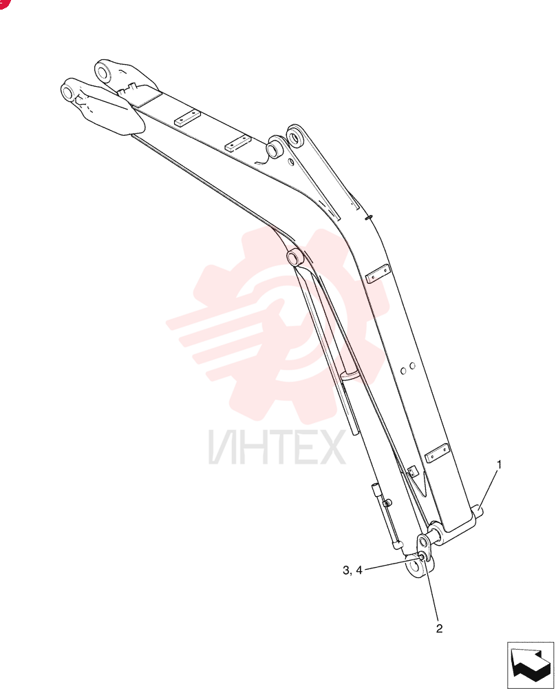 Схема (35SR-5) - COMPACT CRAWLER EXCAVATOR - ASN PX15-21105 (NA) (1/08-12/13) PX02B00168F1