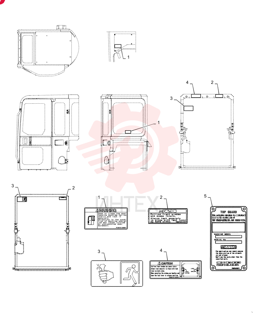WARNING DECAL PV20T01008P1