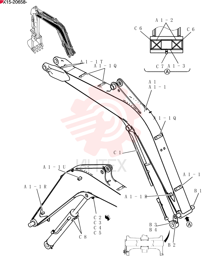 Boom Assy PX02B00142F1