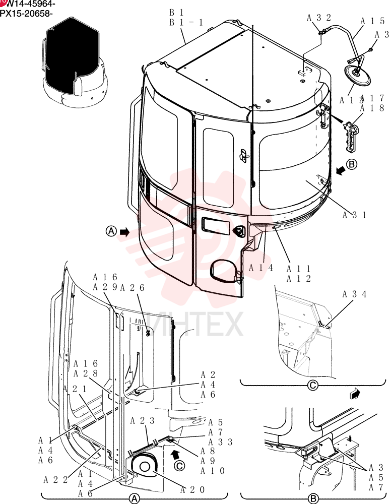Cab Instal PW02C00072F1