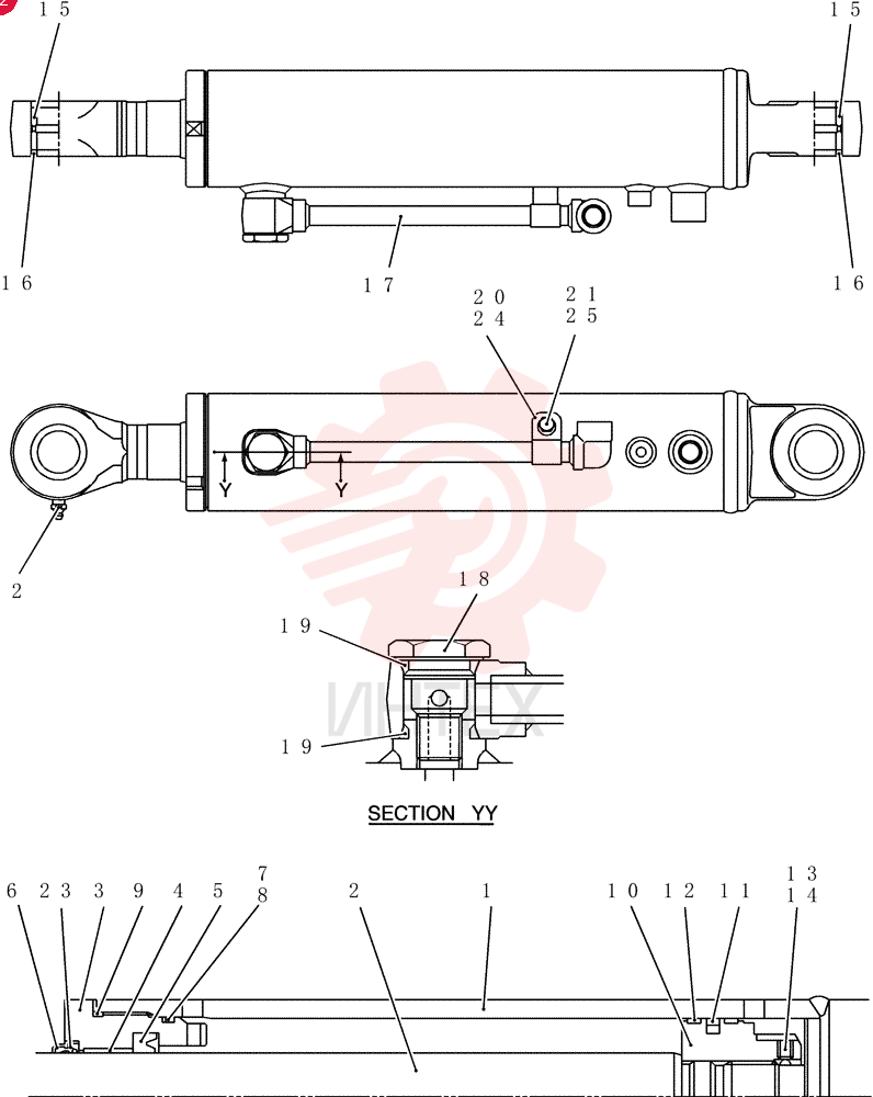 CYLINDER PW01V00052F1