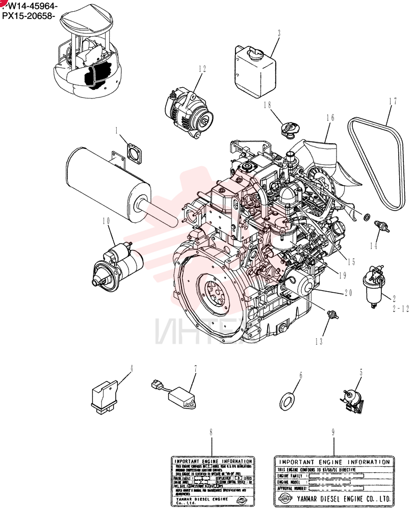ENGINE PW02P00018F1