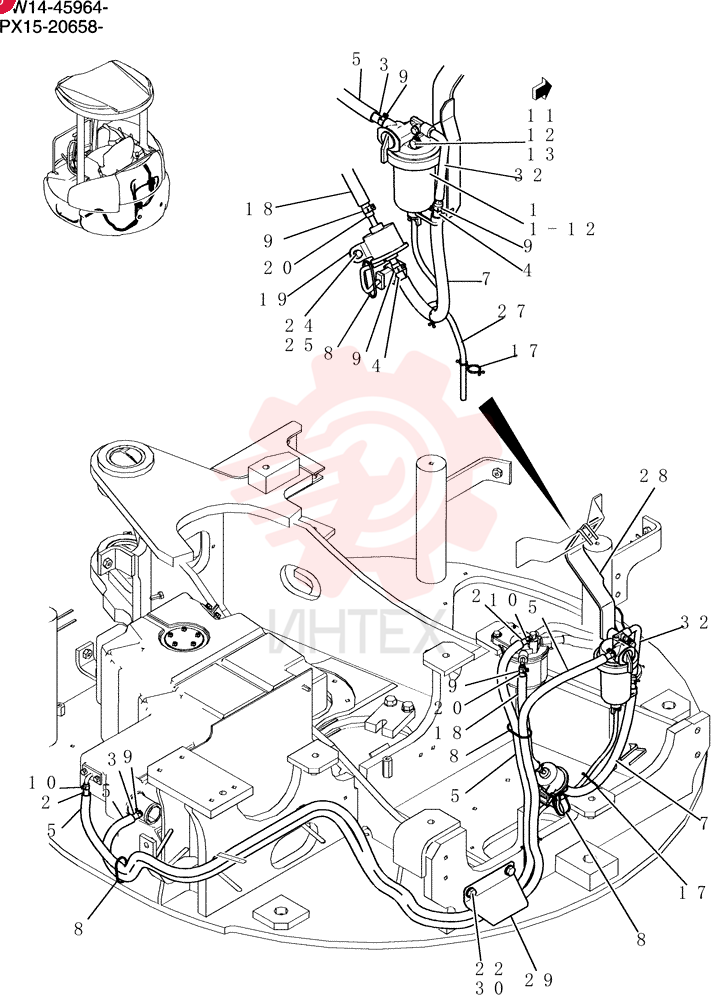 Fuel Lines (cooler) PW21P00011F1